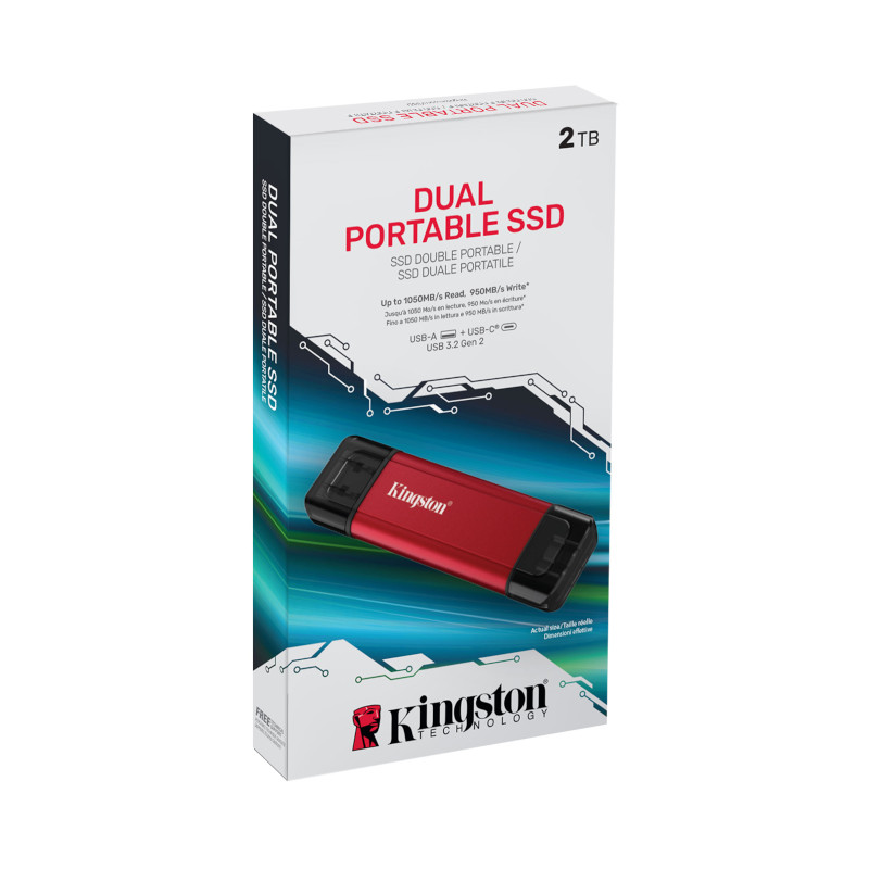 Kingston Dual Portable 2TB SSD
