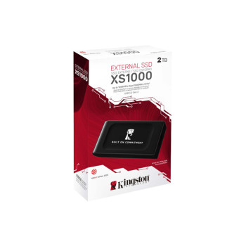 Kingston XS1000 2TB External SSD - Black