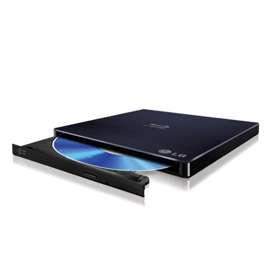 LG 6x Blu-ray Rewriter BD-RE/8x DVD±RW DL USB 2.0 Slim External Drive - BP50NB40