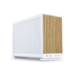 Lian Li A3-mATX Cabinet - White (Wood Edition)