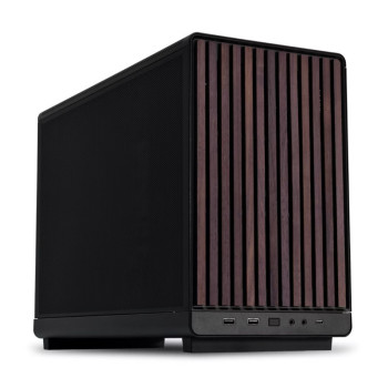 Lian Li A3-mATX Cabinet - Black (Wood Edition)