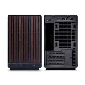 Lian Li A3-mATX Cabinet - Black (Wood Edition)