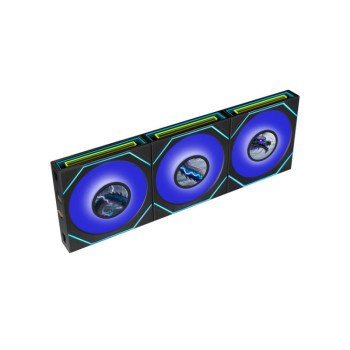 Lian Li Uni Fan SL-INF LCD Flex 120mm Case Fan (3-Pack) - Black