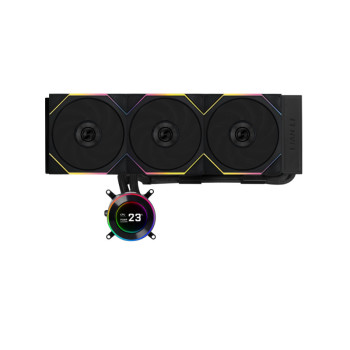 Lian Li Hydroshift II LCD-C 360TL Liquid CPU Cooler - Black