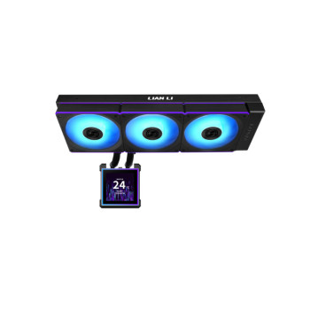 Lian Li Hydroshift II LCD-S 360CL Liquid CPU Cooler - Black