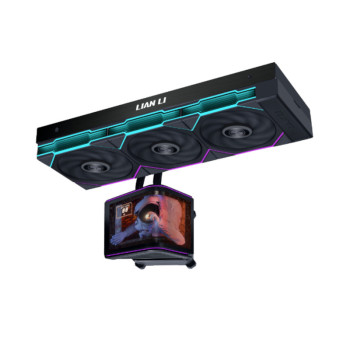 Lian Li Hydroshift II OLED Curved 360TL Liquid CPU Cooler - Black