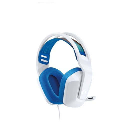 Logitech G335 Wired Gaming Headphone - White