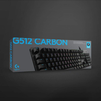 Logitech G512 Carbon Lightsync RGB Mechanical Gaming Keyboard - GX Blue