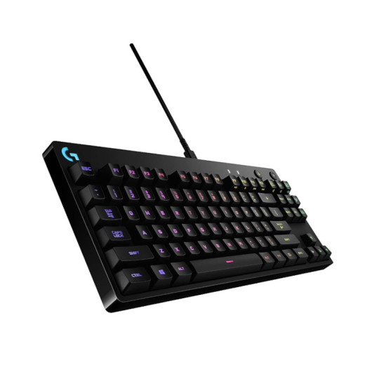 Logitech G Pro Gaming Keyboard with GX Blue Clicky Switches