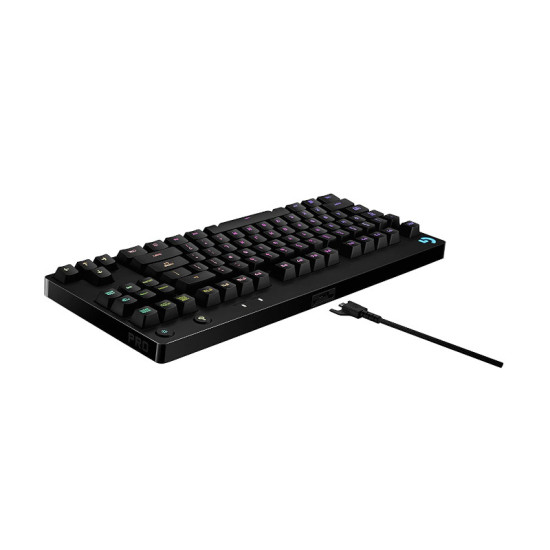 Logitech G Pro Gaming Keyboard with GX Blue Clicky Switches