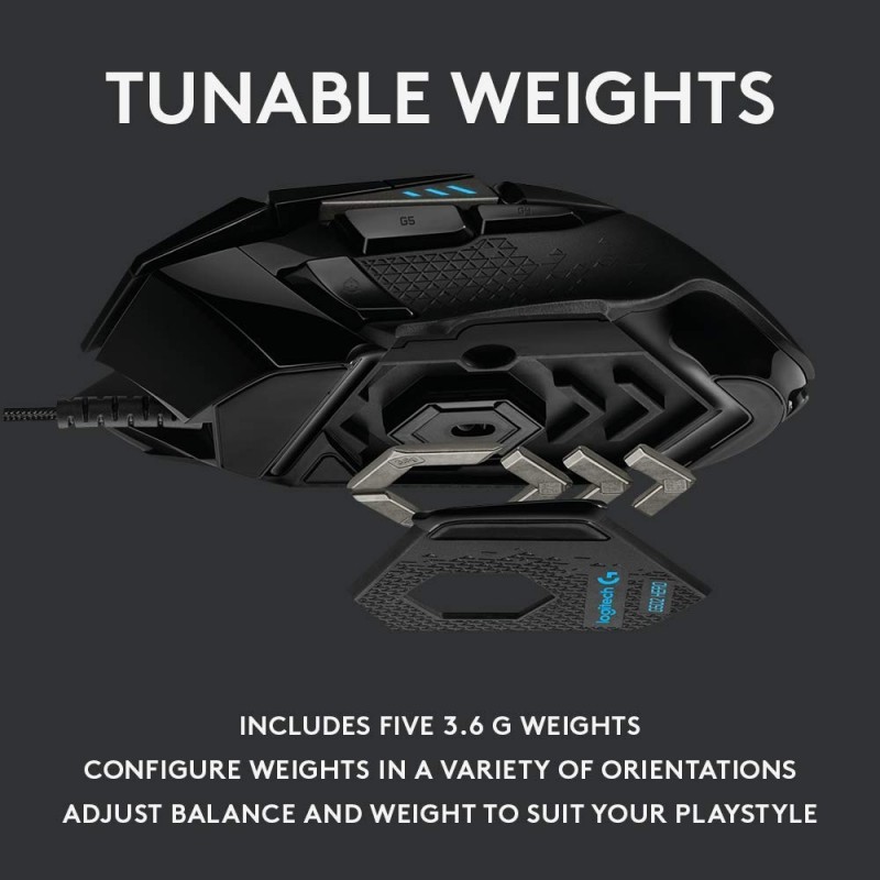 Logitech G502 Hero High Performance Gaming Mouse Logitech G502 Hero High Performance Gaming Mouse
