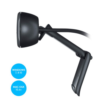 Logitech C270 HD Webcam - Dark Grey Logitech C270 HD Webcam - Dark Grey