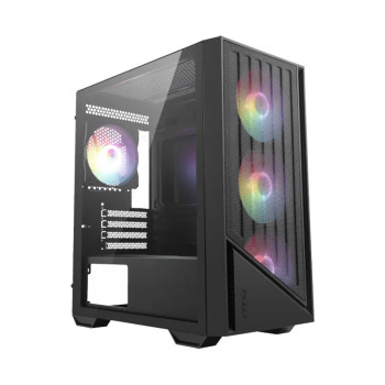 MSI Pro Forge M051A M-ATX Mini Tower Gaming Cabinet with 4 Auto RGB Fan