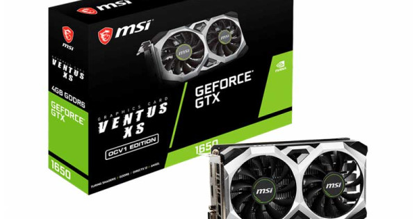 Buy MSI GeForce GTX 1650 D6 Ventus XS OCV1 4GB GDDR6 Graphics Card