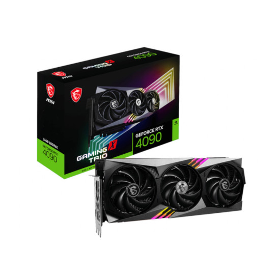 Buy MSI GeForce RTX 4090 GAMING X TRIO 24GB GDDR6X Graphics Card at Best Price in India only at