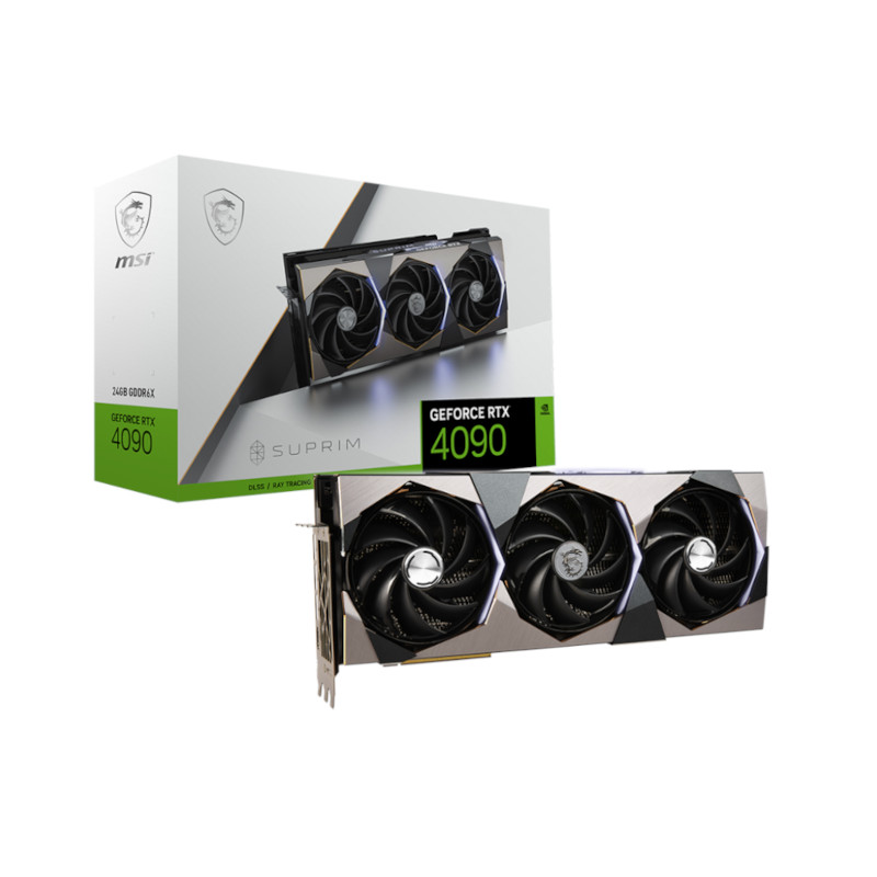 Buy MSI GeForce RTX 4090 SUPRIM 24GB GDDR6X Graphics Card at Best