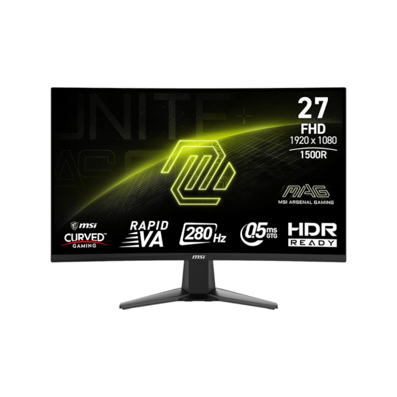 Buy MSI MAG 276CXF 27 Inch VA FHD 280Hz Curved Gaming Monitor at