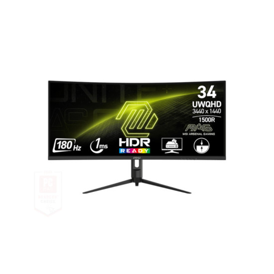 MSI MAG 342CQR E2 34 Inch VA UWQHD 180Hz Curved Gaming Monitor MSI MAG 342CQR E2 34 Inch VA UWQHD 180Hz Curved Gaming Monitor