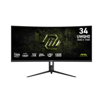 MSI MAG 342CQRF E20 34 Inch VA UWQHD 200Hz Curved Gaming Monitor