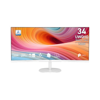 MSI Pro MP341CQW E12 34 Inch VA UWQHD 120Hz Monitor