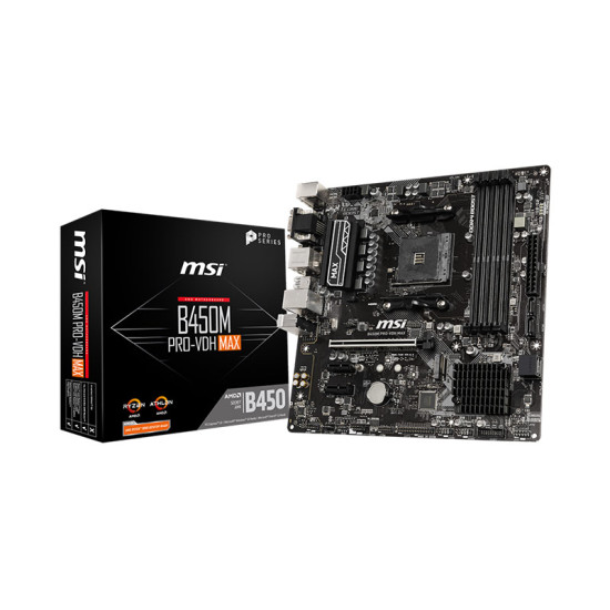 Buy MSI B450M Pro-VDH Max Motherboard at Best Price in India only