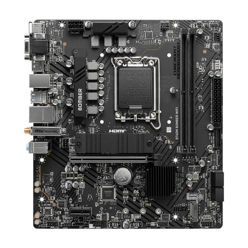 MSI B760M Bomber Wifi Motherboard 