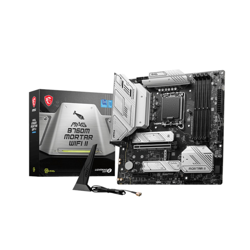 MSI MAG B760M Mortar Wifi II Motherboard MSI MAG B760M Mortar Wifi II Motherboard