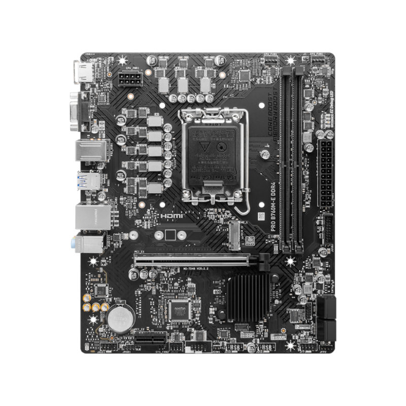 MSI Pro B760M-E DDR4 Motherboard MSI Pro B760M-E DDR4 Motherboard