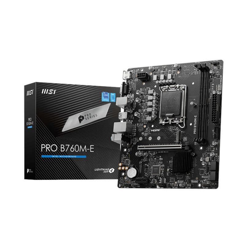 MSI Pro B760M-E Motherboard MSI Pro B760M-E Motherboard