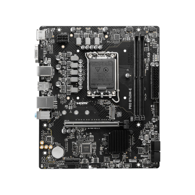 MSI Pro B760M-E Motherboard MSI Pro B760M-E Motherboard