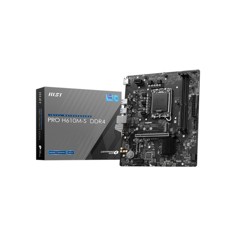 MSI Pro H610M-S DDR4 Motherboard MSI Pro H610M-S DDR4 Motherboard