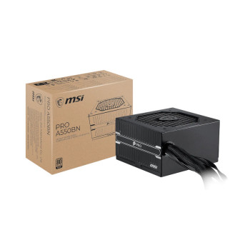 MSI PRO A550BN 550 Watt 80 Plus Bronze Power Supply