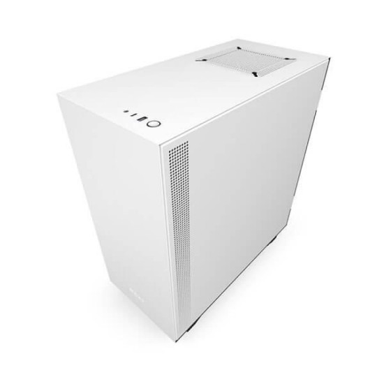 NZXT H510 Compact Mid-Tower Case with Tempered Glass - Black & White