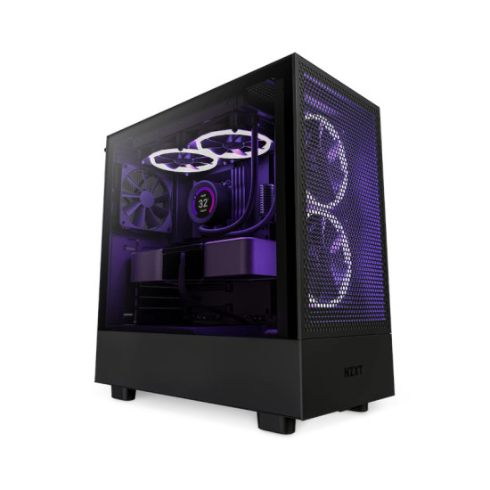 NZXT H5 Flow Mid Tower Cabinet - Black