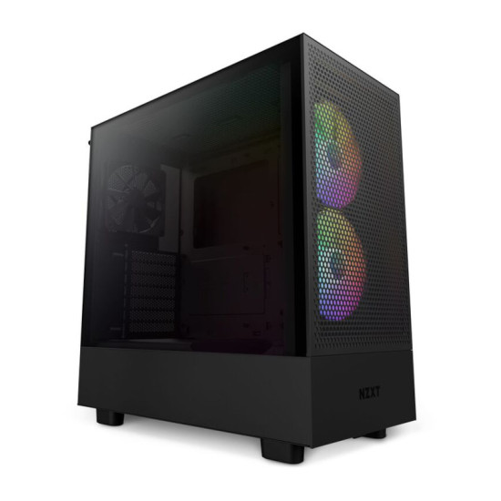 NZXT H5 Flow RGB Mid Tower Cabinet - Black