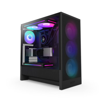 NZXT H5 Flow RGB Mid Tower Cabinet - Black