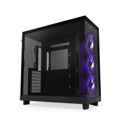 NZXT H6 Flow RGB Mid Tower Cabinet - Black