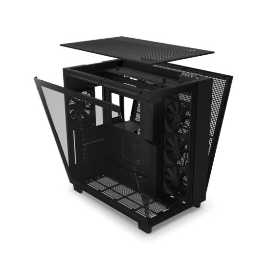 Buy NZXT H9 Flow Mid Tower Black at Best Price in India only