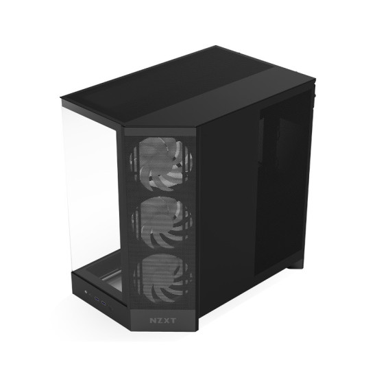 NZXT H9 Flow RGB Mid Tower Cabinet - Black NZXT H9 Flow RGB Mid Tower Cabinet - Black