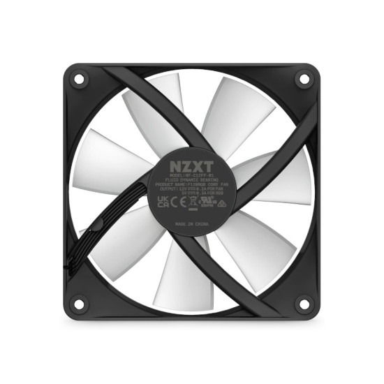 NZXT F120 RGB Core 120mm Case Fan - Black