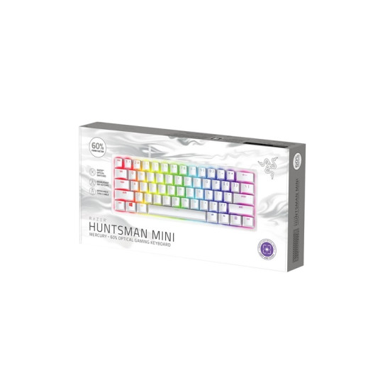 Razer Huntsman Mini Clicky Optical Switch (Purple) Gaming Keyboard - Mercury