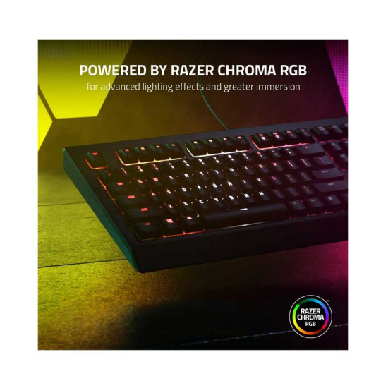 Razer Cynosa V2 Full Size Wired Membrane Gaming Keyboard with