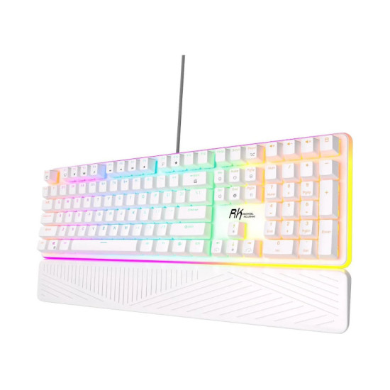 Royal Kludge RK918 Red Switch Wired Mechanical Gaming Keyboard - White