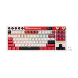 Royal Kludge M87 TKL Cream Switch Wireless Mechanical Gaming Keyboard - Famicom