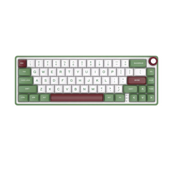 Royal Kludge R65 65% Chartreuse Switch Wired Mechanical Gaming Keyboard - Green Sand