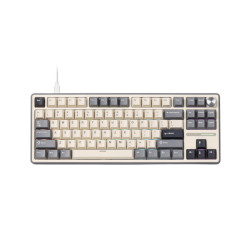 Royal Kludge R87 PRO TKL Brown Switch Wired Mechanical Gaming Keyboard - Half Grey