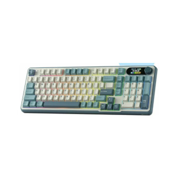 Royal Kludge S98 96% Blue Switch Wireless Mechanical Gaming Keyboard - Light Cloud