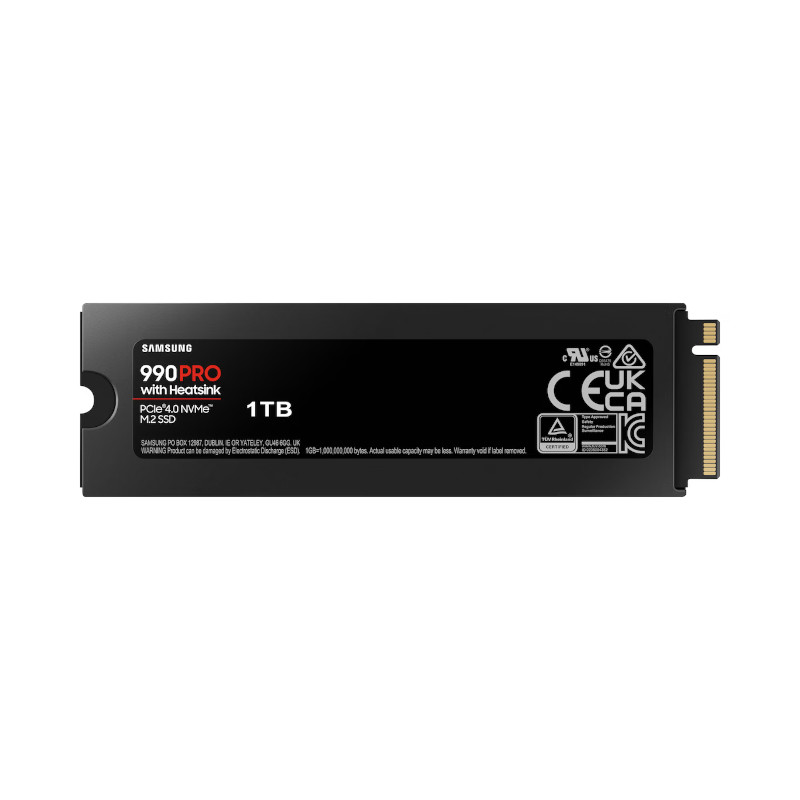 Buy Samsung 990 Pro with Heatsink PCle 4.0 NVMe M.2 1TB SSD at