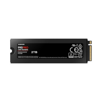 Samsung 990 Pro with Heatsink 2TB PCIe Gen4 NVMe M.2 SSD
