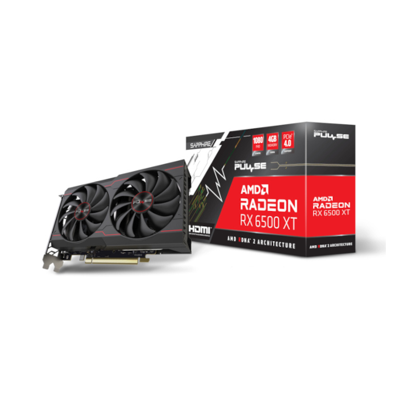 Buy Sapphire Pulse AMD Radeon RX 6500 XT 4GB GDDR6 Graphics Card